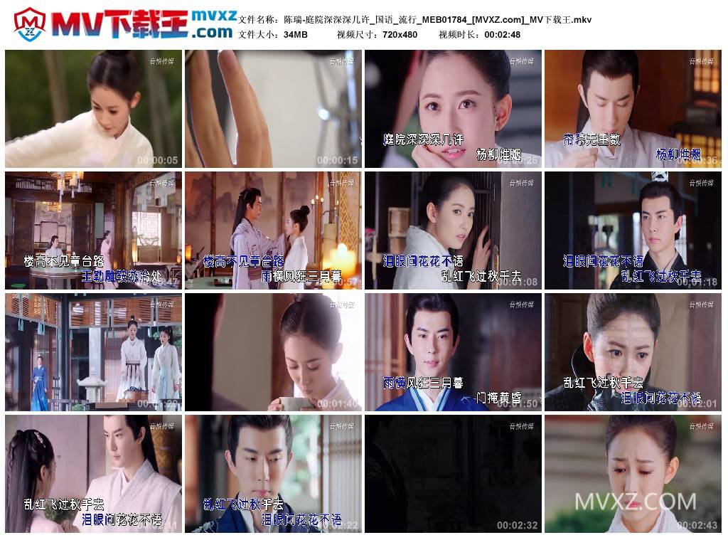 陈瑞-庭院深深深几许_国语_流行_MEB01784